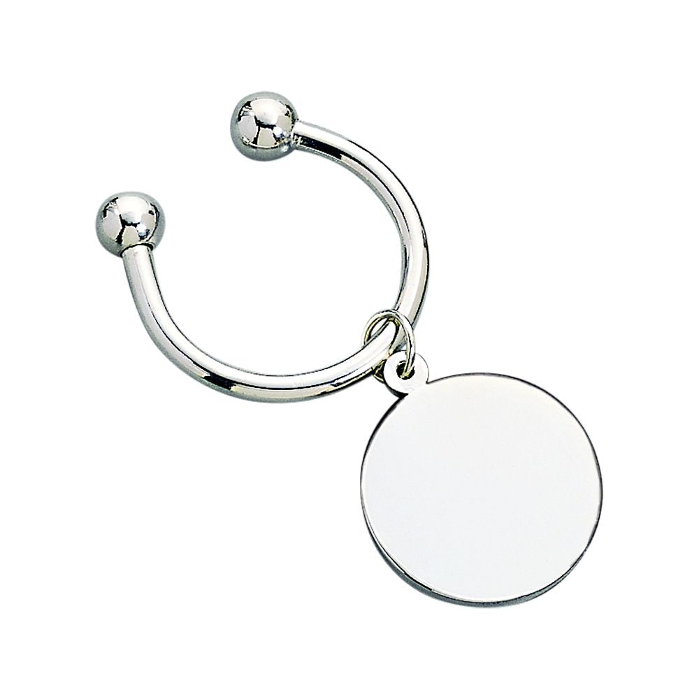 Disc Shaped Keychain