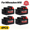 18V 8Ah Battery Pack Compatible with Milwaukee M18, Li-ion Replacement Battery for Cordless Power Tools