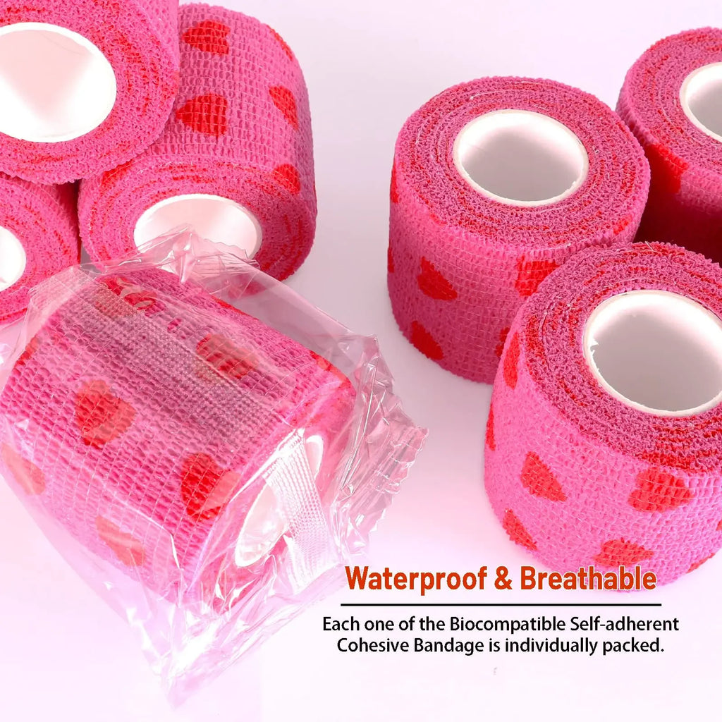 Tattoo Grip Bandage Cover Wraps Tapes Non-woven Waterproof for Pet Self Adhesive Finger Wrist Protection Tattoo Accessories