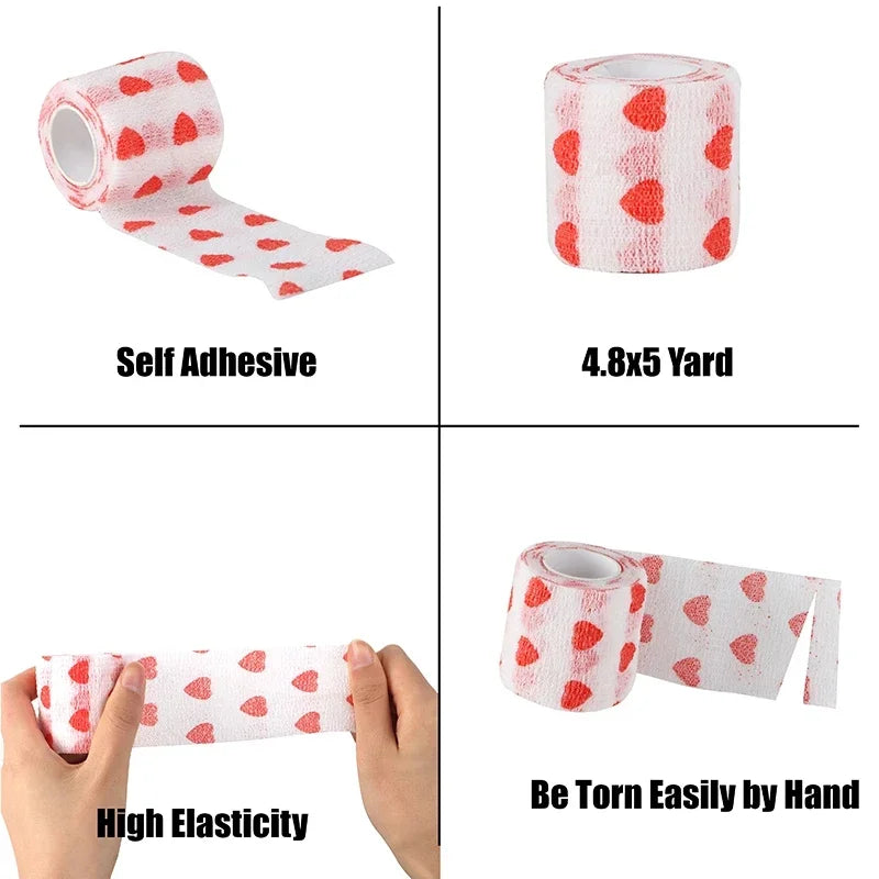 Tattoo Grip Bandage Cover Wraps Tapes Non-woven Waterproof for Pet Self Adhesive Finger Wrist Protection Tattoo Accessories