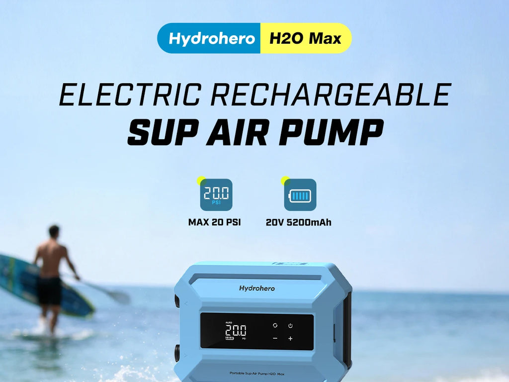 Electric SUP Air Pump 5200mAh 18.5V 20PSI Rechargeable Portable Pump for for Stand up Paddle Boards Kayak Inflatables Boats