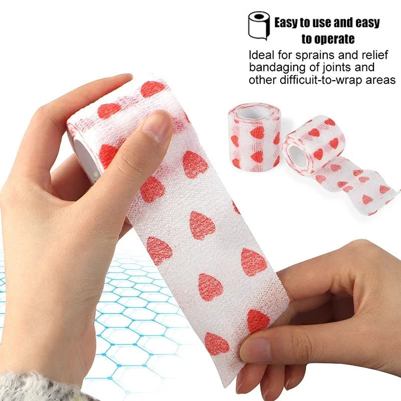 Tattoo Grip Bandage Cover Wraps Tapes Non-woven Waterproof for Pet Self Adhesive Finger Wrist Protection Tattoo Accessories