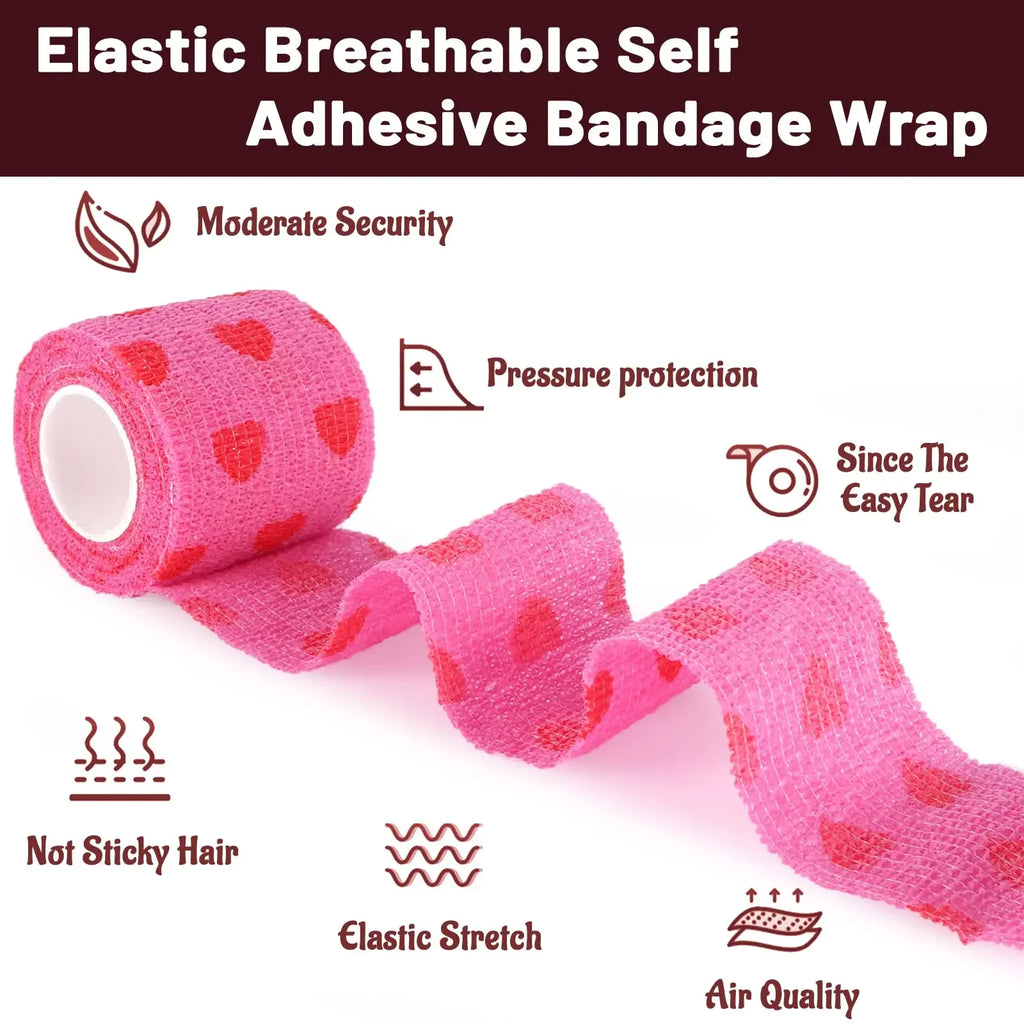 Tattoo Grip Bandage Cover Wraps Tapes Non-woven Waterproof for Pet Self Adhesive Finger Wrist Protection Tattoo Accessories