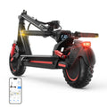 Adult Electric Foldable Scooter 30 MPH Fastest Dual Suspension 1200W Peak Power 33 Miles Long Range 10 Inch Off-Road Tires 48V 15Ah