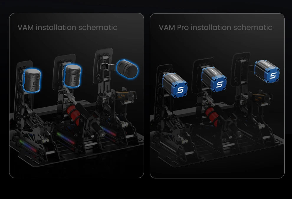 SIMSONN VAM and VAM Pro Haptic Linear Motor Vibration Feedback Module for the Pro X Ultra and Plus X Pedals