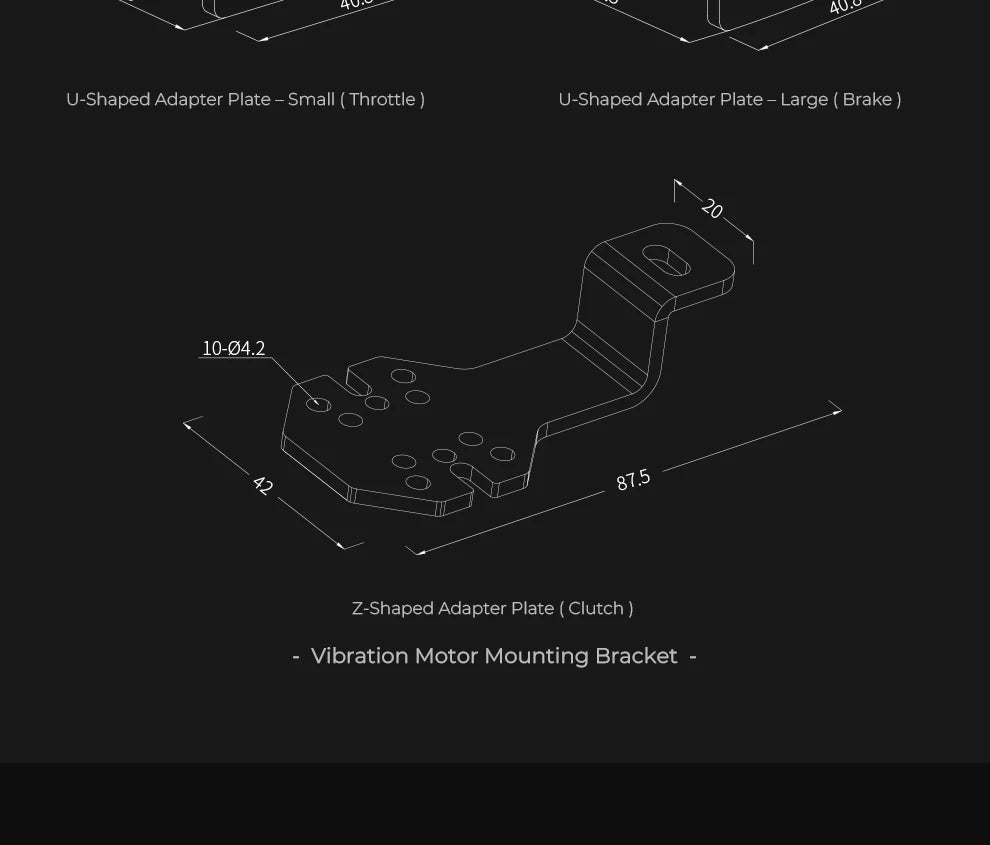 SIMSONN VAM and VAM Pro Haptic Linear Motor Vibration Feedback Module for the Pro X Ultra and Plus X Pedals