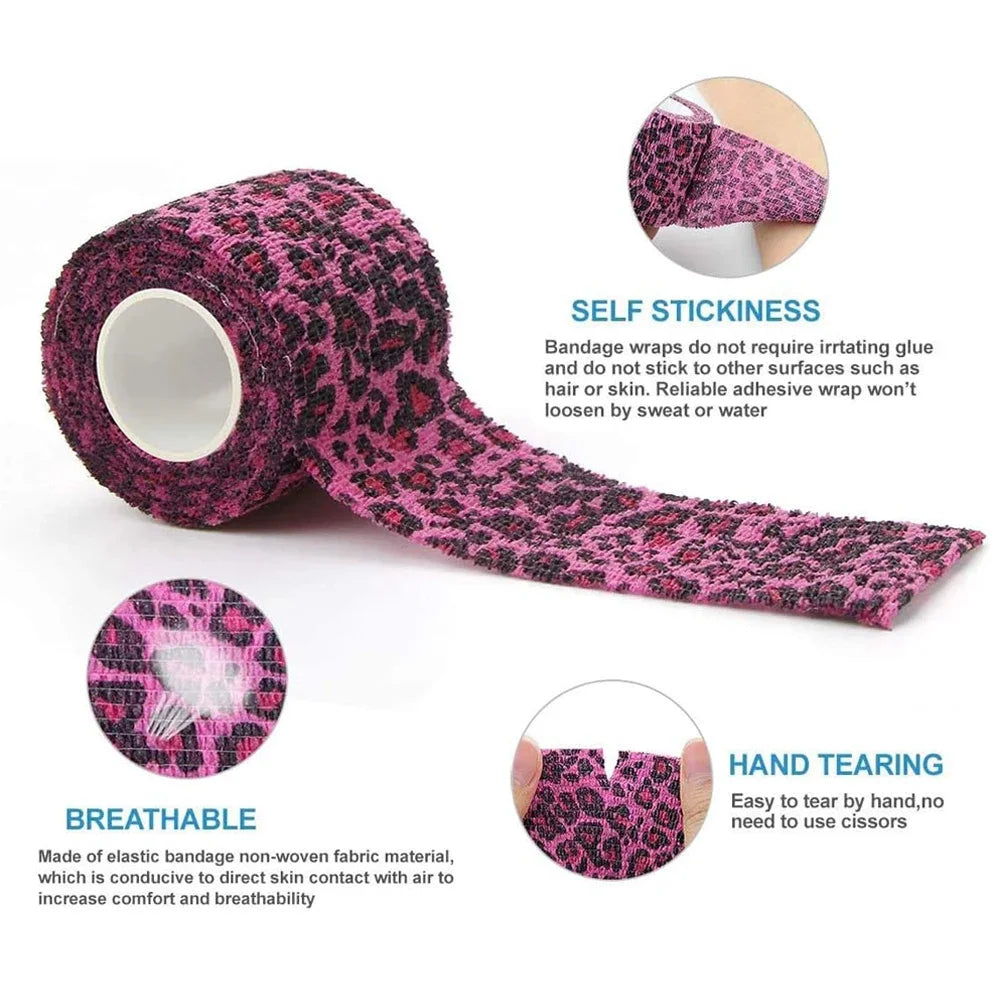 Tattoo Grip Bandage Cover Wraps Tapes Non-woven Waterproof for Pet Self Adhesive Finger Wrist Protection Tattoo Accessories