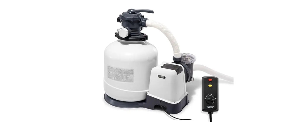 INTEX Krystal Clear Sand Filter Pump for Above Ground Pools Swimming Pool Pump with Automatic Timer Hydro Aeration Tech