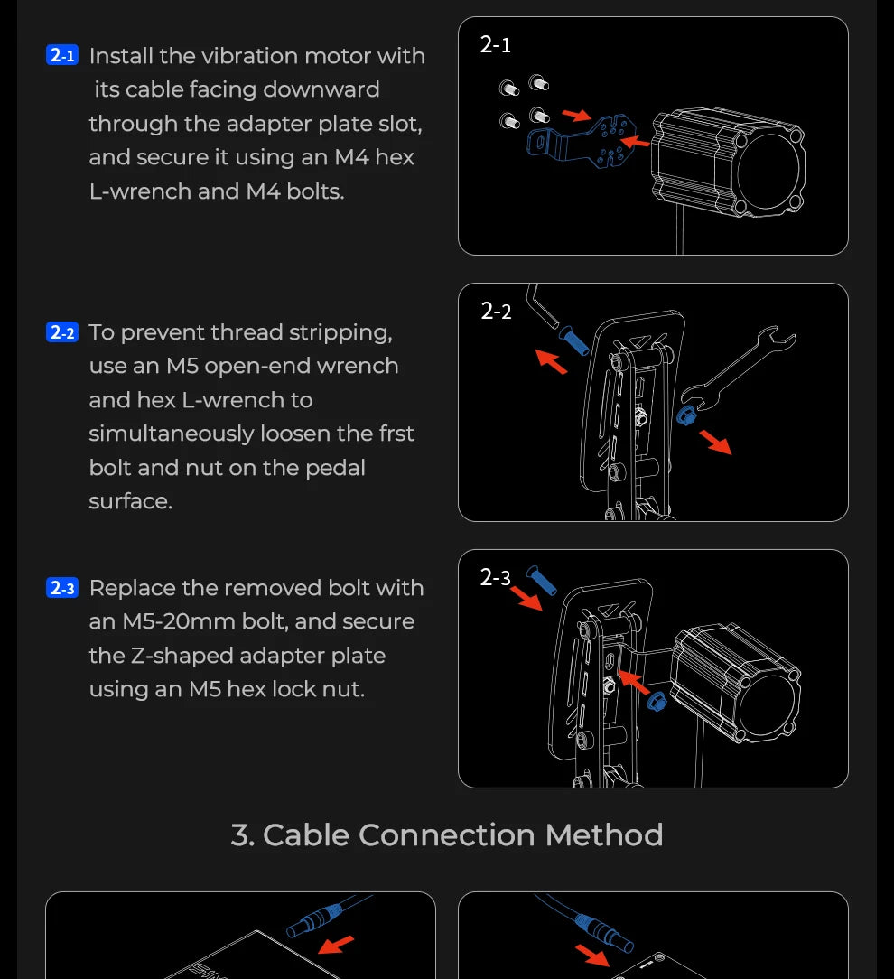SIMSONN VAM and VAM Pro Haptic Linear Motor Vibration Feedback Module for the Pro X Ultra and Plus X Pedals